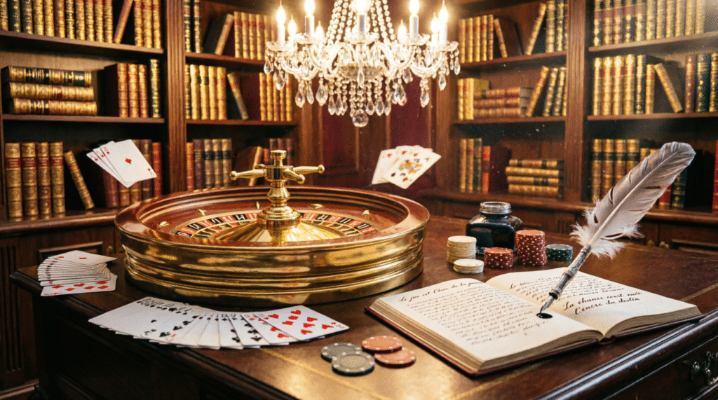 Comment écrire en littérature avec l’angle du casino